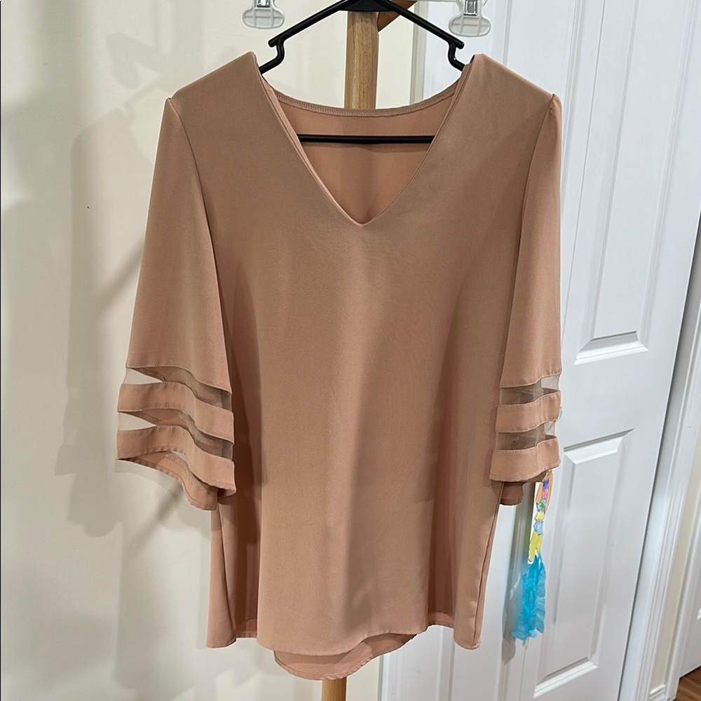 Elegant Women's Tan Top